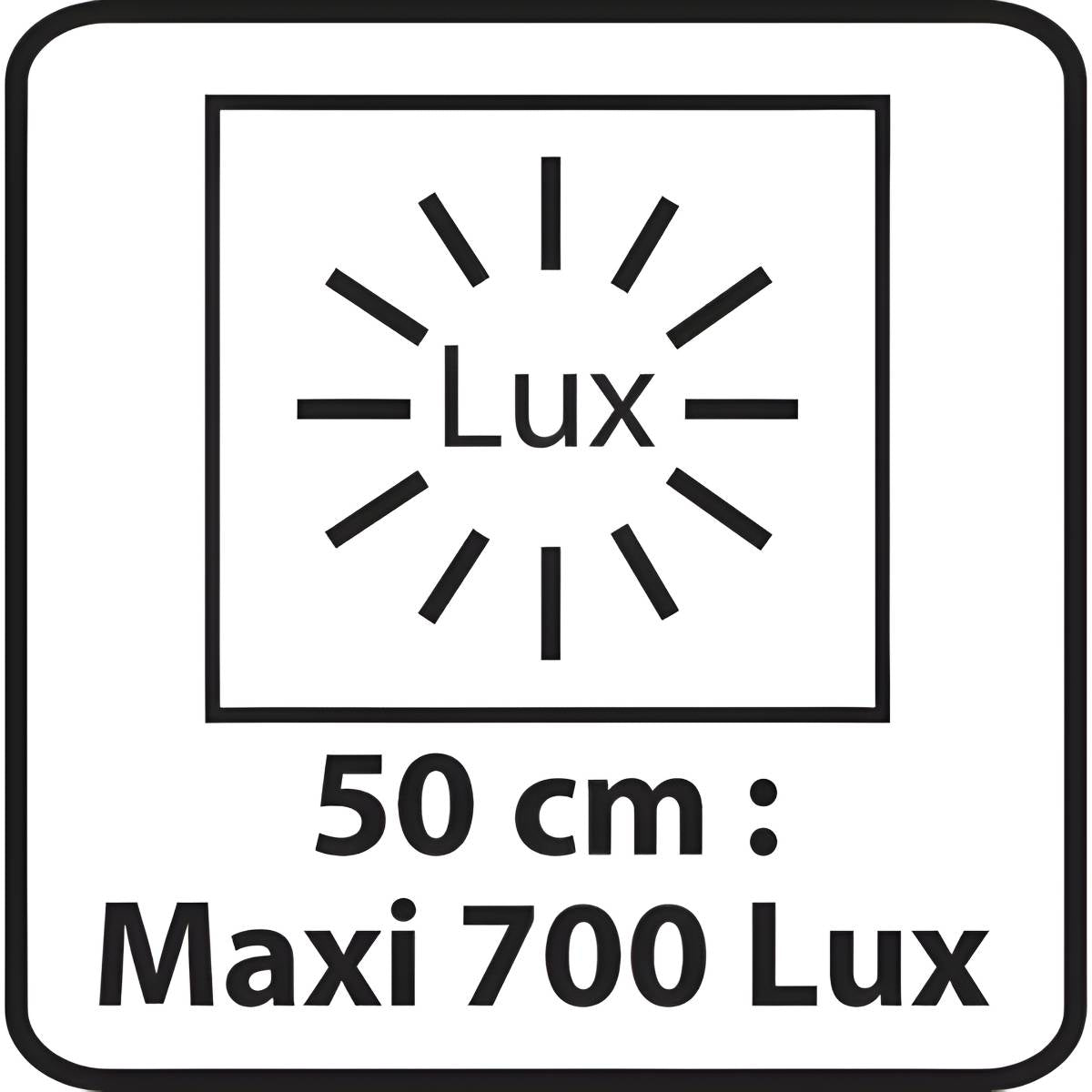Lampe Slimled tête fine sur carte pour espaces étroits