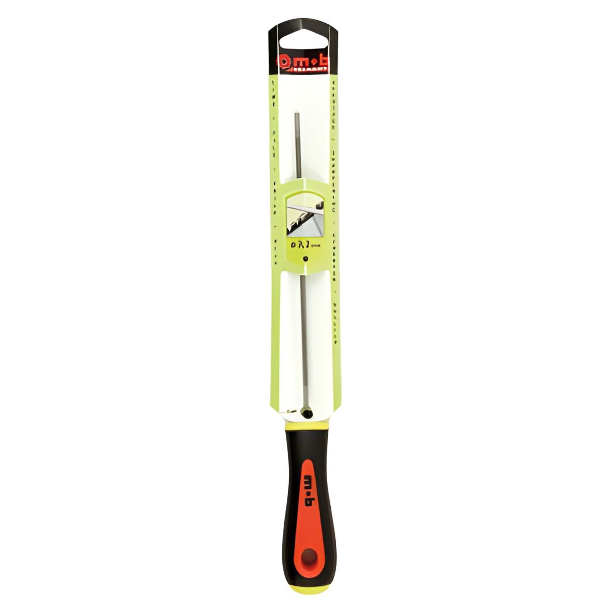 Lime ronde de tronçonneuse manche bimatière sur carte