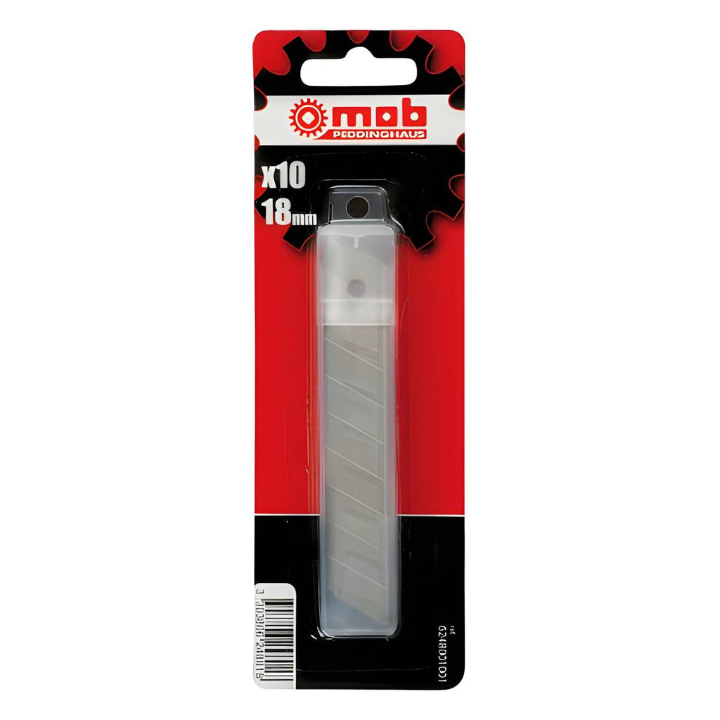 Étui 10 lames de cutter 18 mm sécables