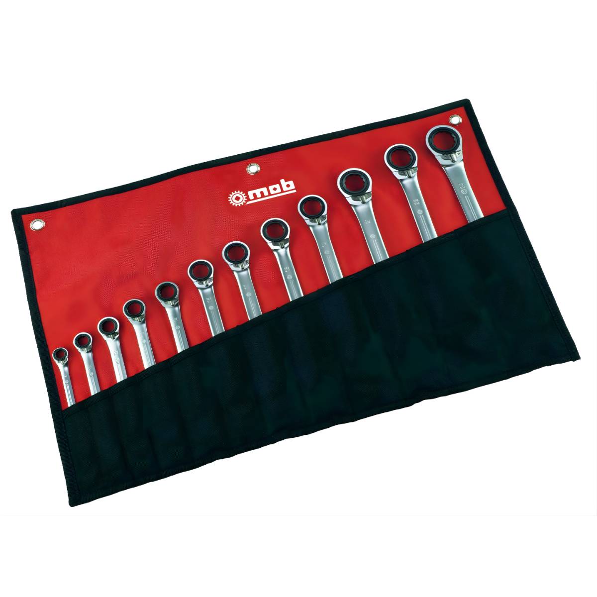 Trousse de clés mixtes à cliquet intégré