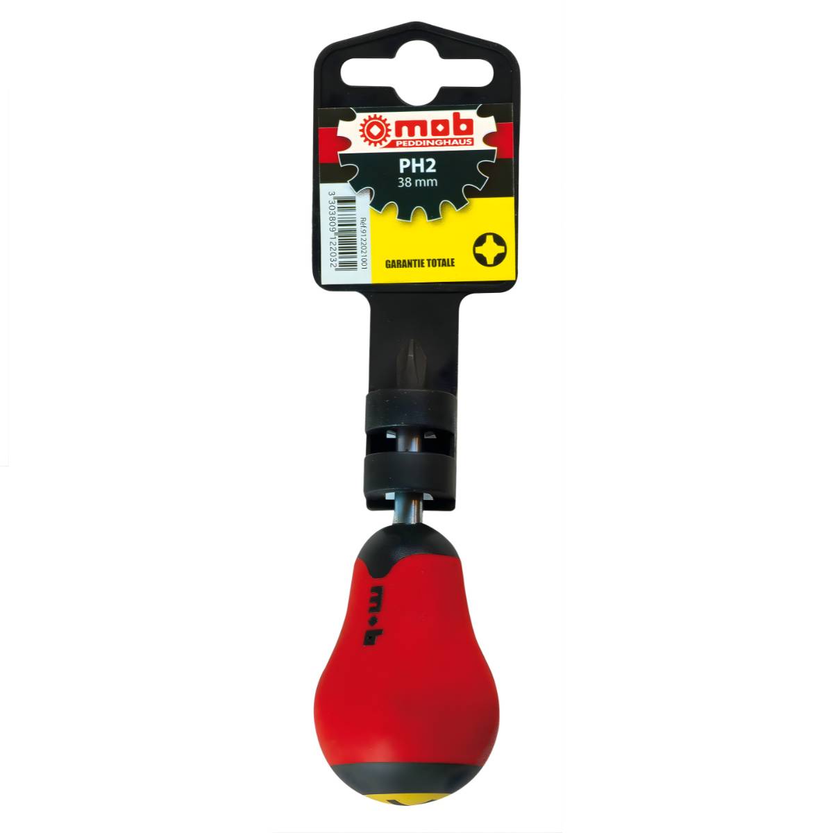 Tournevis court Phillips bimatière sur carte X3