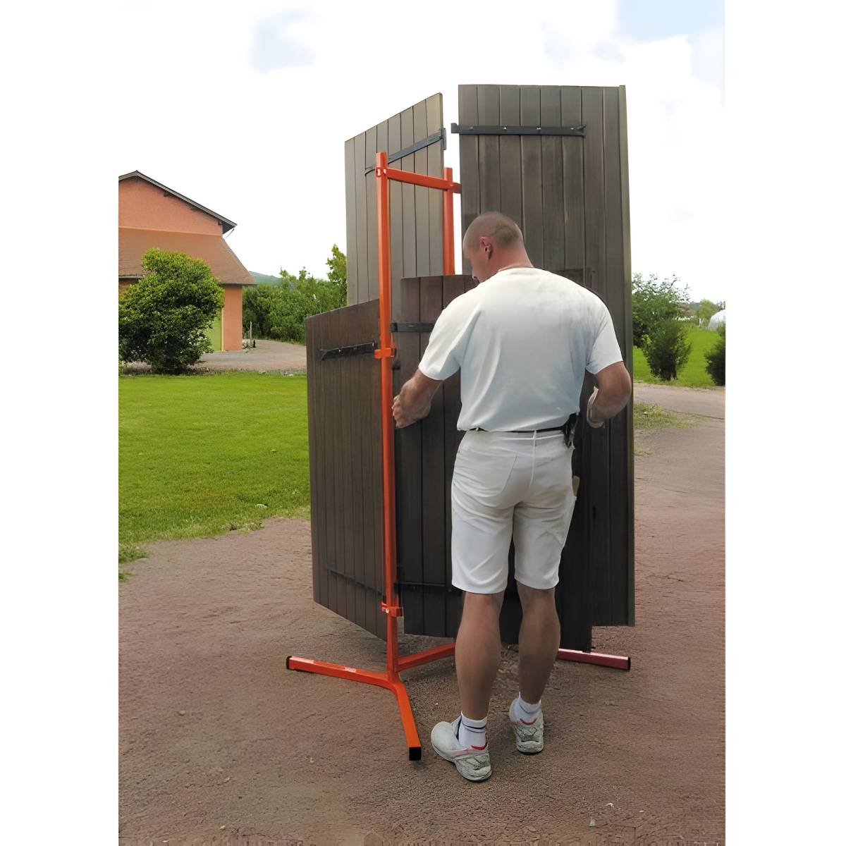 Support de volets pour peinture en extérieur