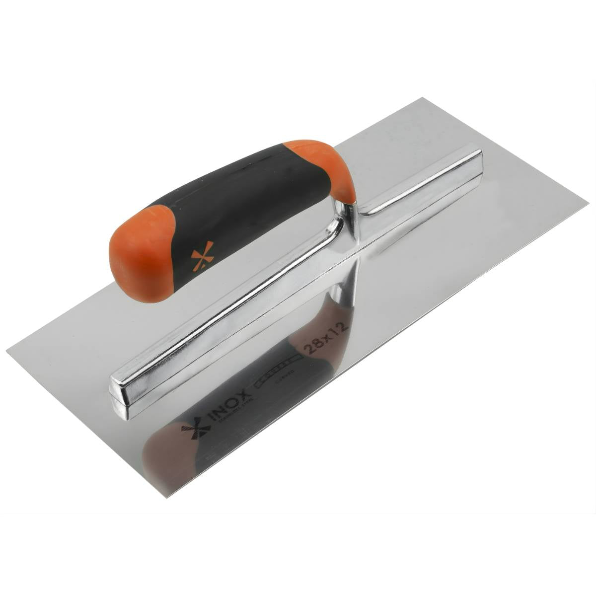 Platoir lame inox courbe poignée bimatière aluminium X3