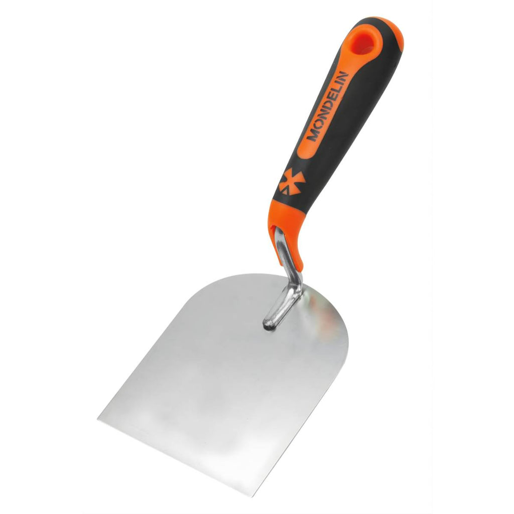 Truelle stucateur inox manche bimatière plâtrier
