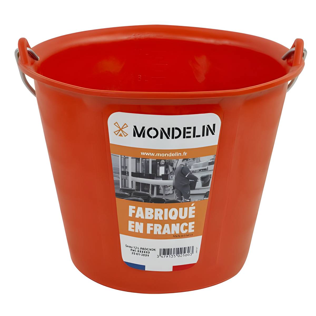 Seau de maçon Prochok orange élastomère X10