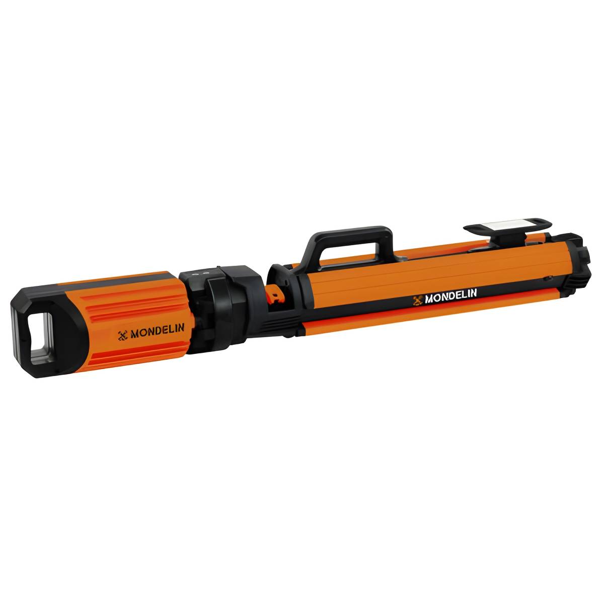 Lampe télescopique de chantier Flash sur trépied 2 têtes