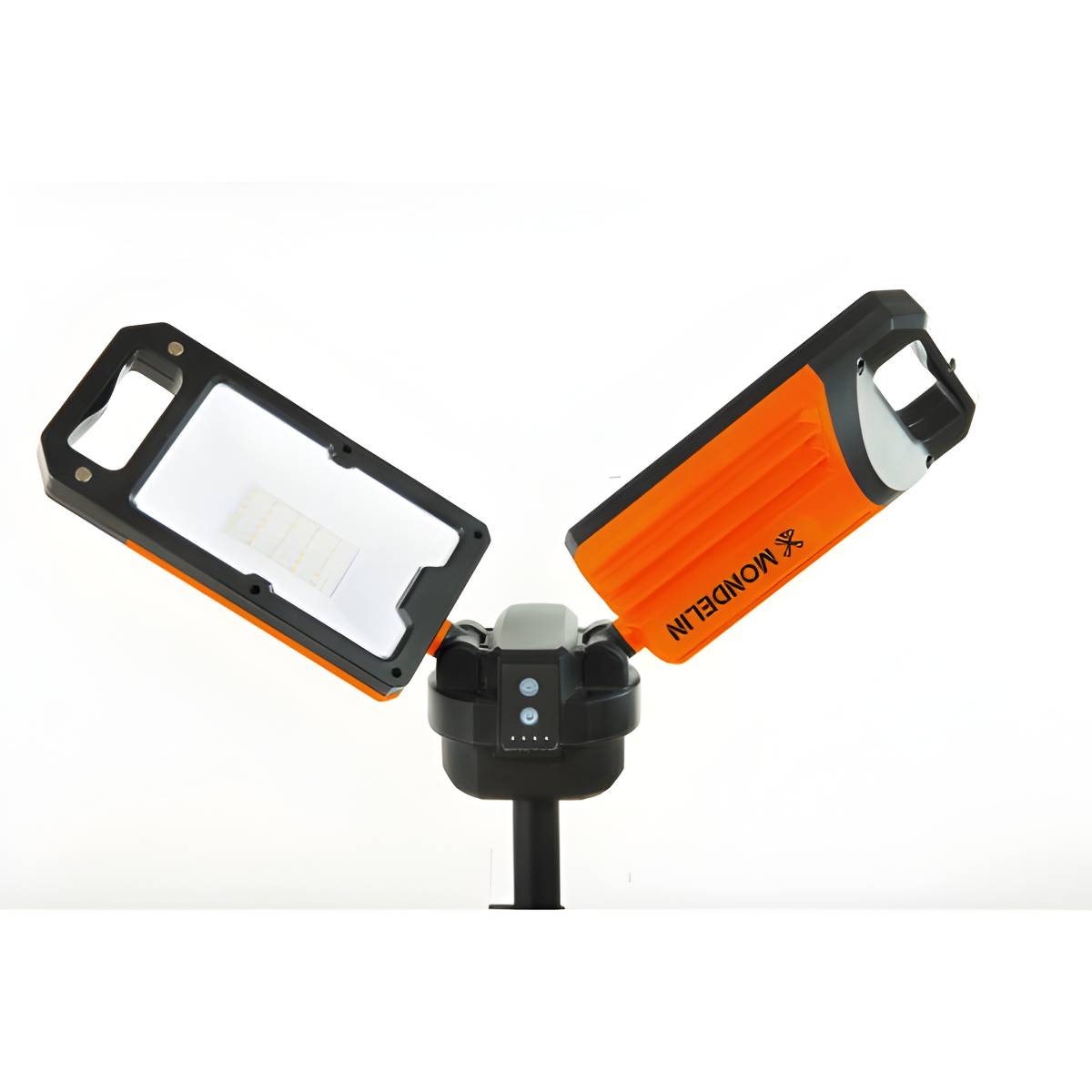 Lampe télescopique de chantier Flash sur trépied 2 têtes