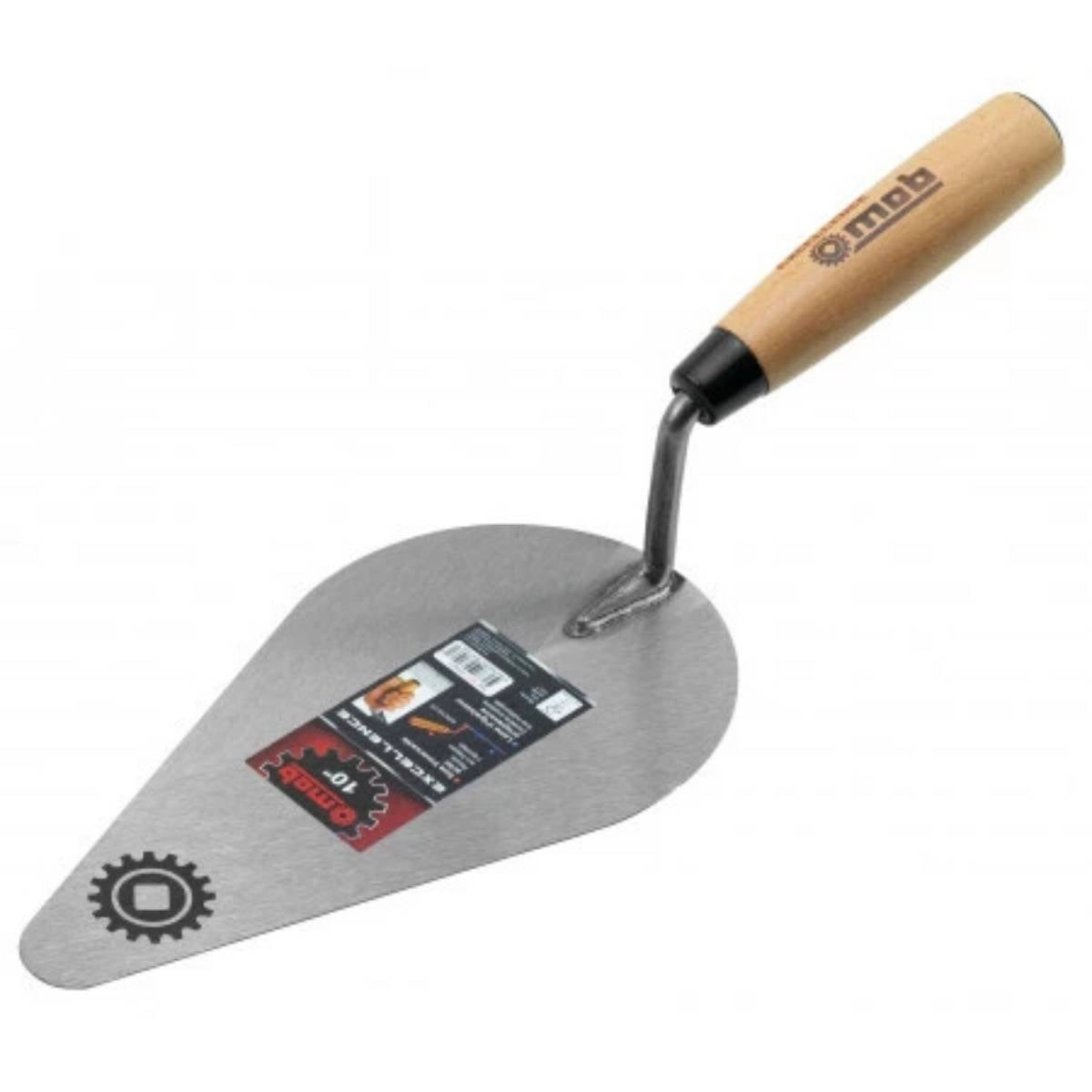 Truelle américaine ronde inox pour plâtrier