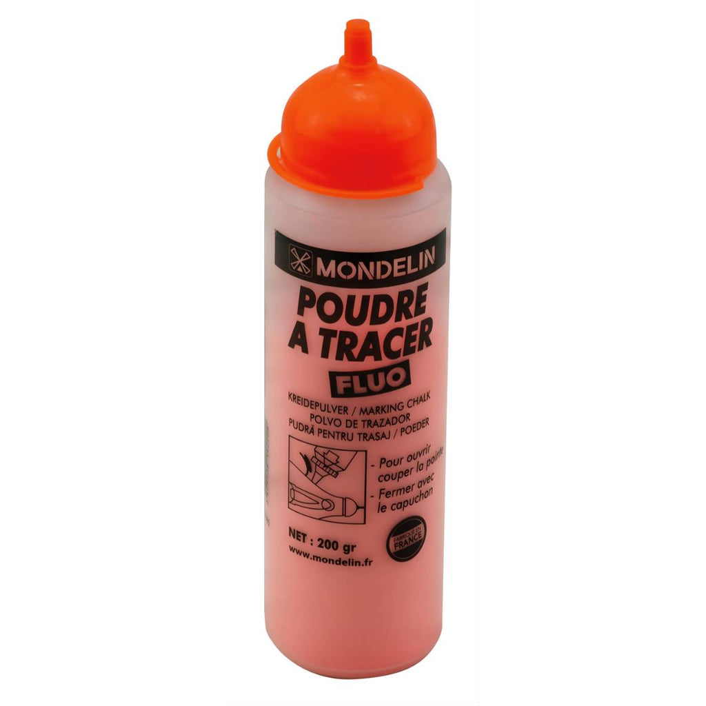 Poudre à tracer orange fluo pour cordeau X6