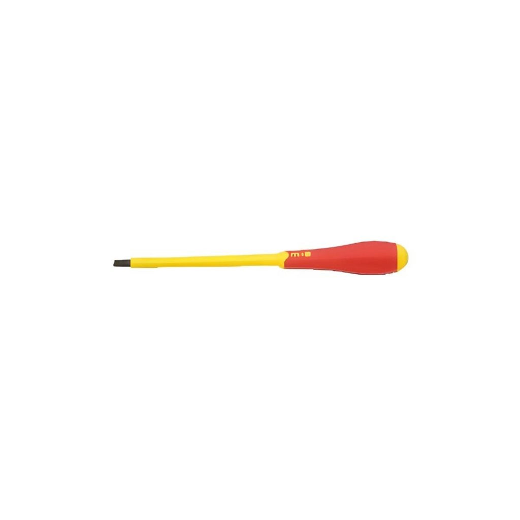 Tournevis fente électricien isolé 1000 V sur carte