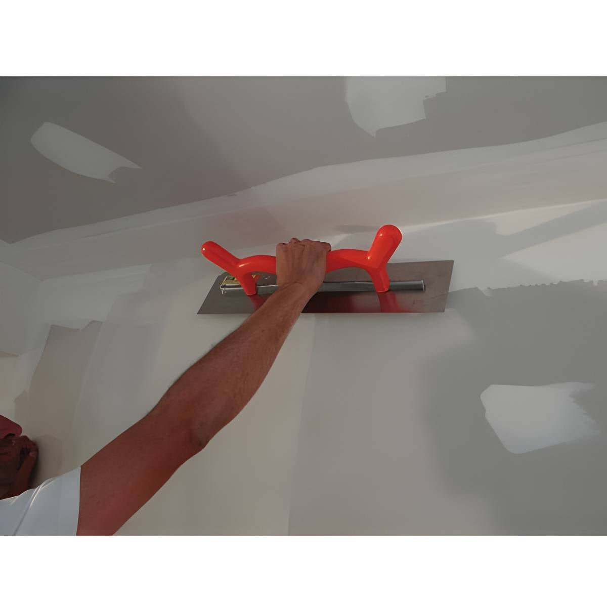 Platoir lame inox poignée 2 mains plastique X3