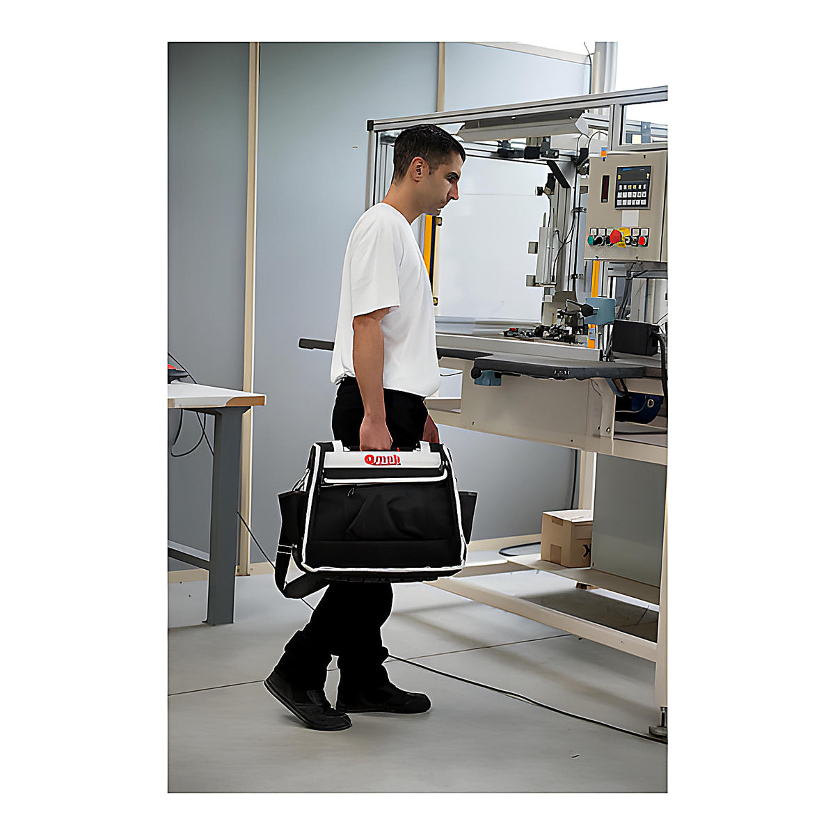 Duobag sac à outils textile 2 zones de rangement