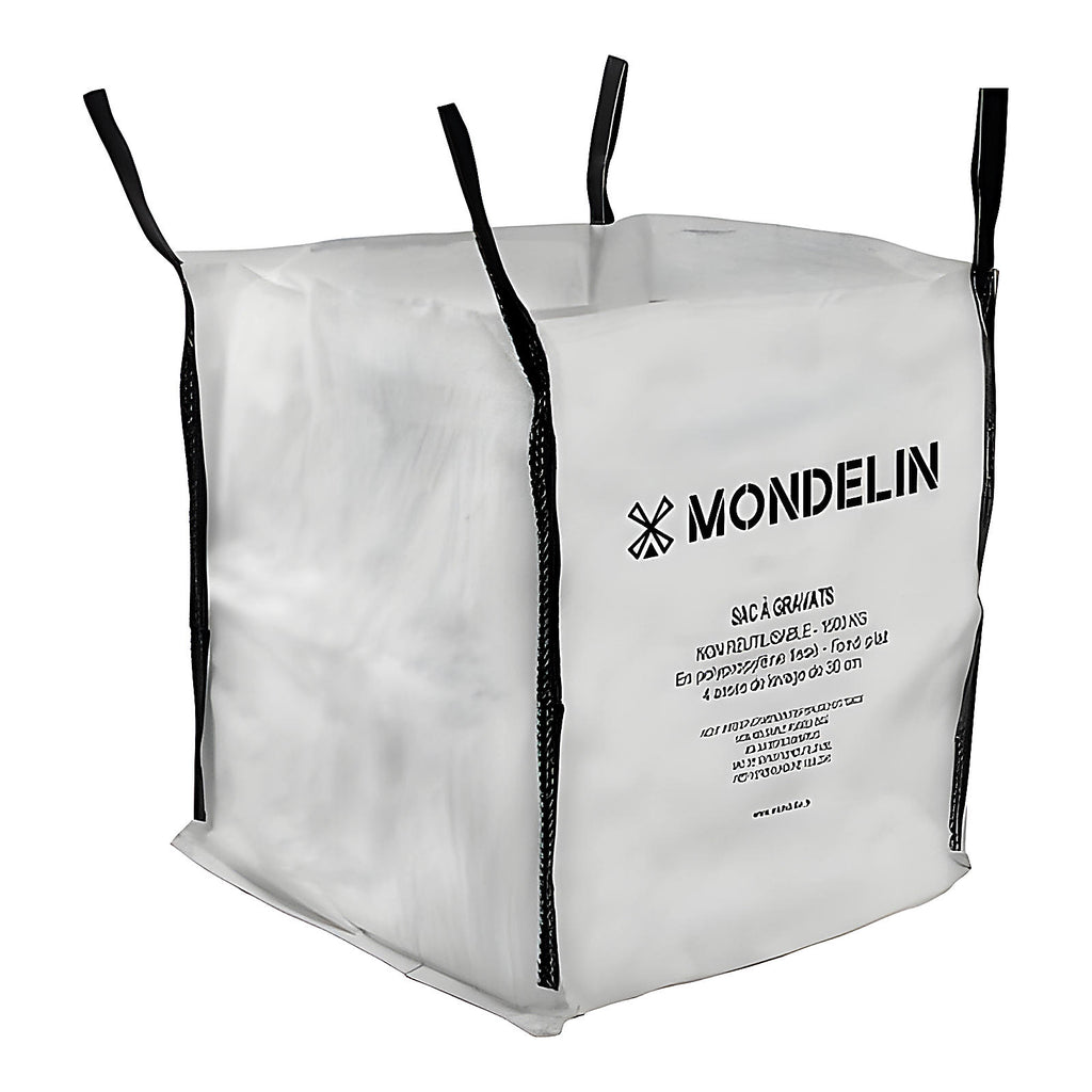 Sac à gravats non réutilisable fond plat
