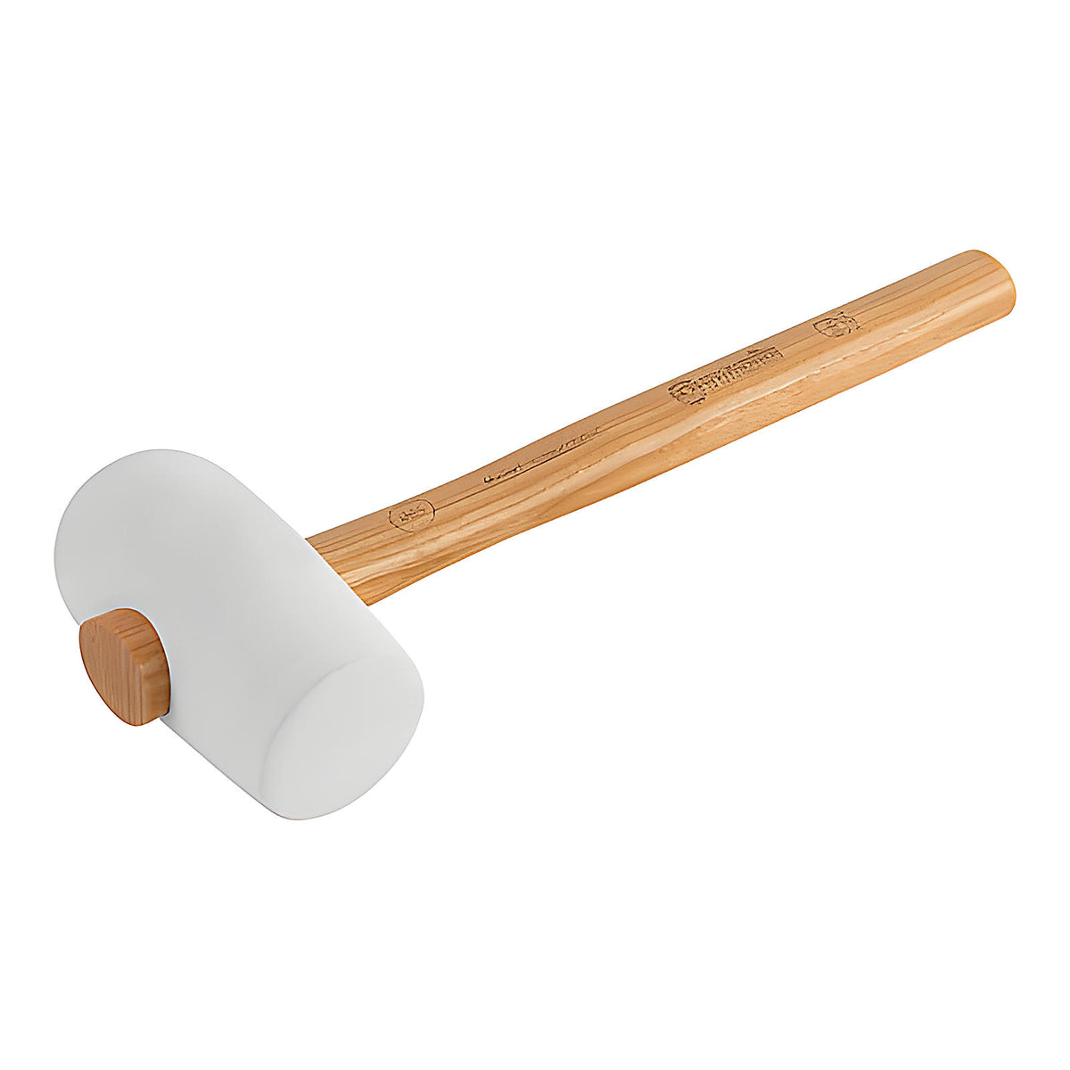 Maillet caoutchouc forme carreleur blanc 1 rond 1 carré X3