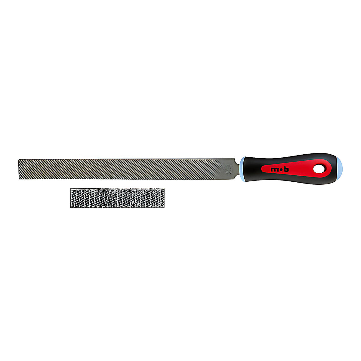 Lime mixte manche bimatière 1 côté lime 1 côté râpe sur carte X3