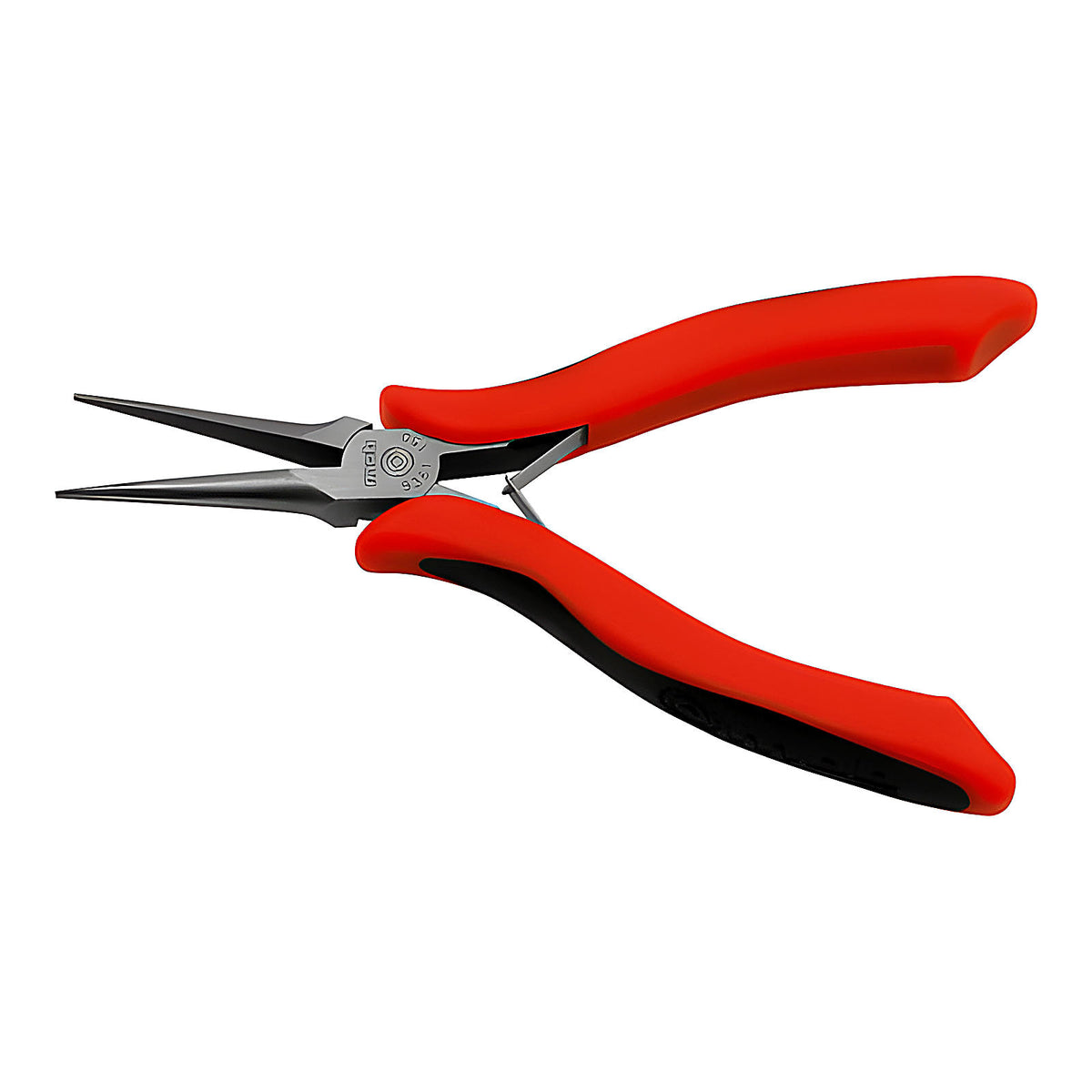 Pince à becs demi-ronds micro précision bimatière