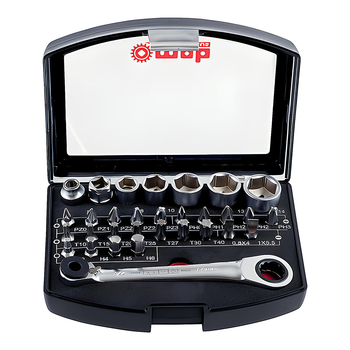 Box 31 coffret vissage 1/4” 31 pièces extra-compact