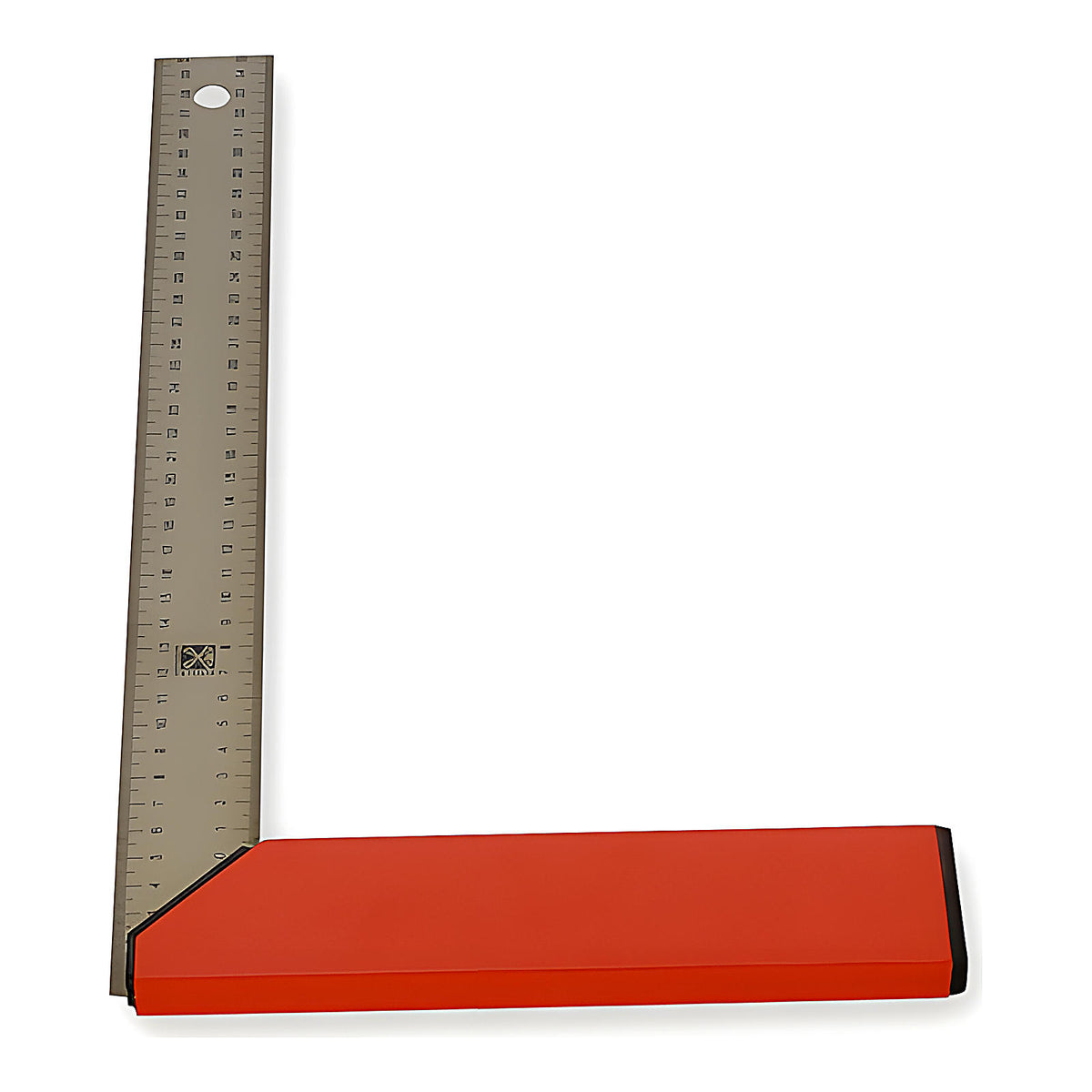 Équerre de menuisier graduée talon aluminium lame inox