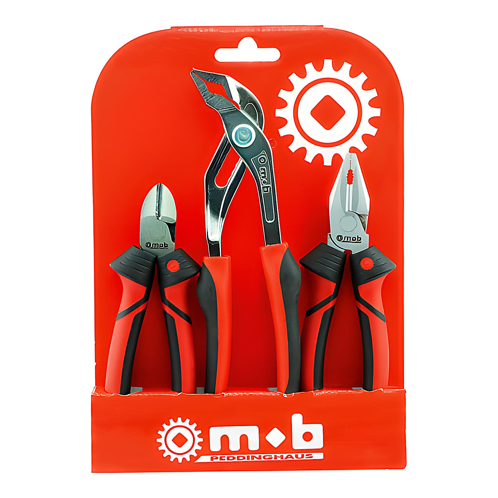 Lot de 3 pinces bimatière coupante universelle bec