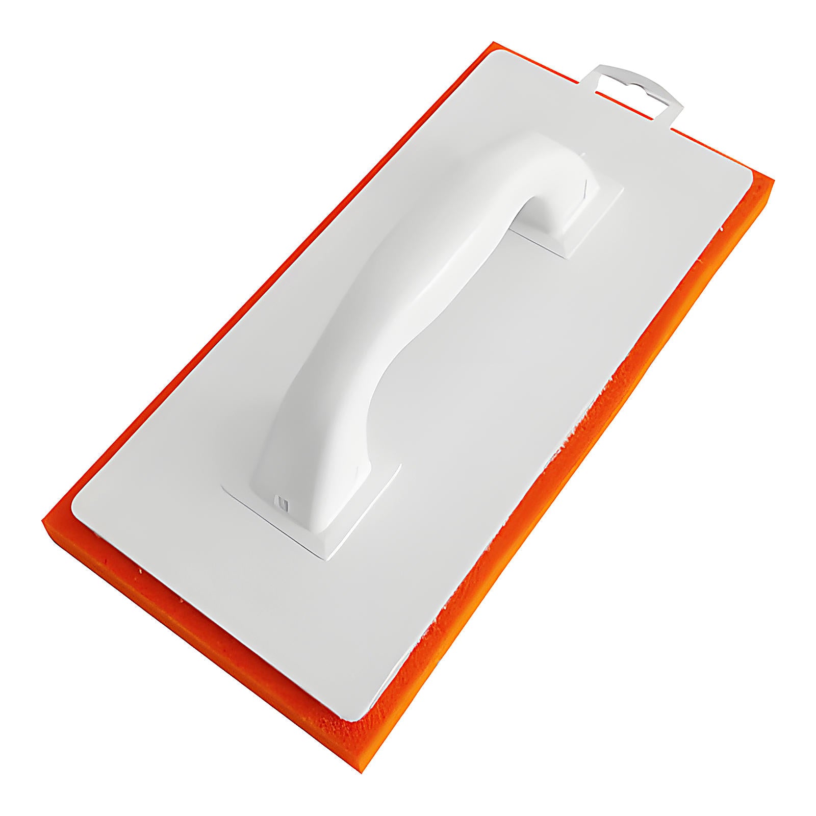 Frottoir monobloc spongieux orange fin pour plâtres