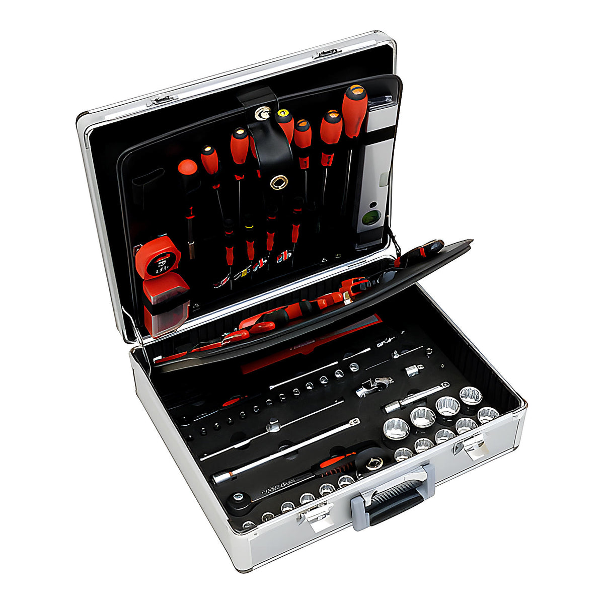 Valise aluminium garnie 125 pièces