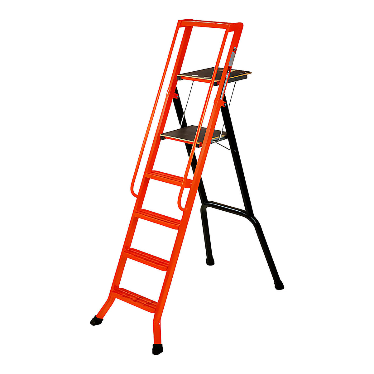 Escabeau pro aluminium 110 cm léger avec porte-outils