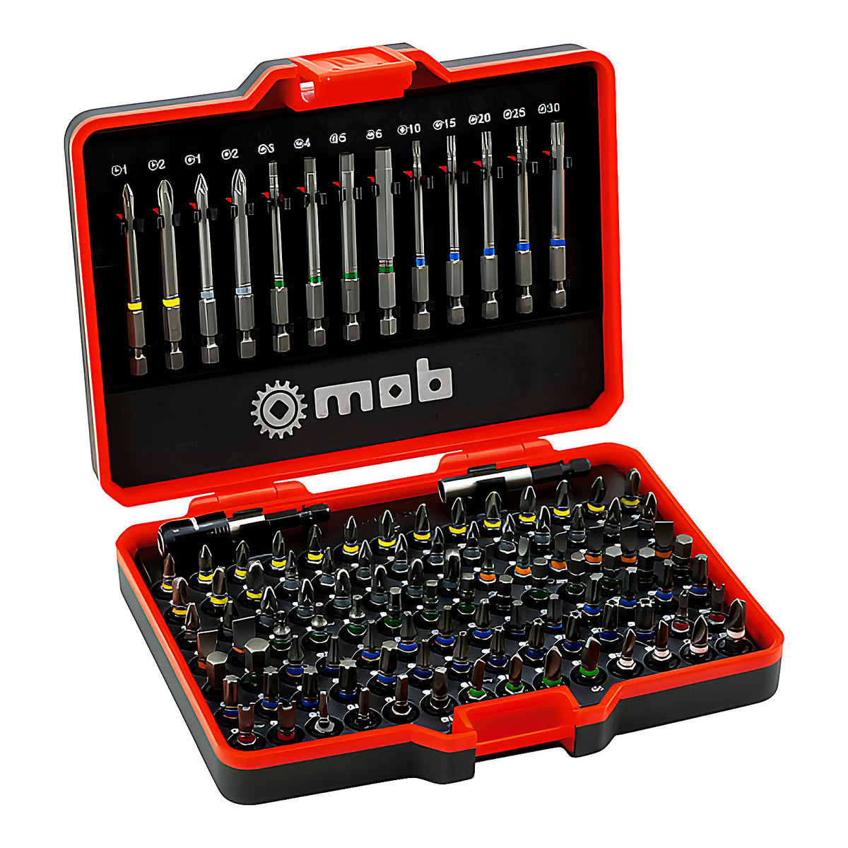 Coffret d’embouts de vissage 113 pièces multi-empreintes