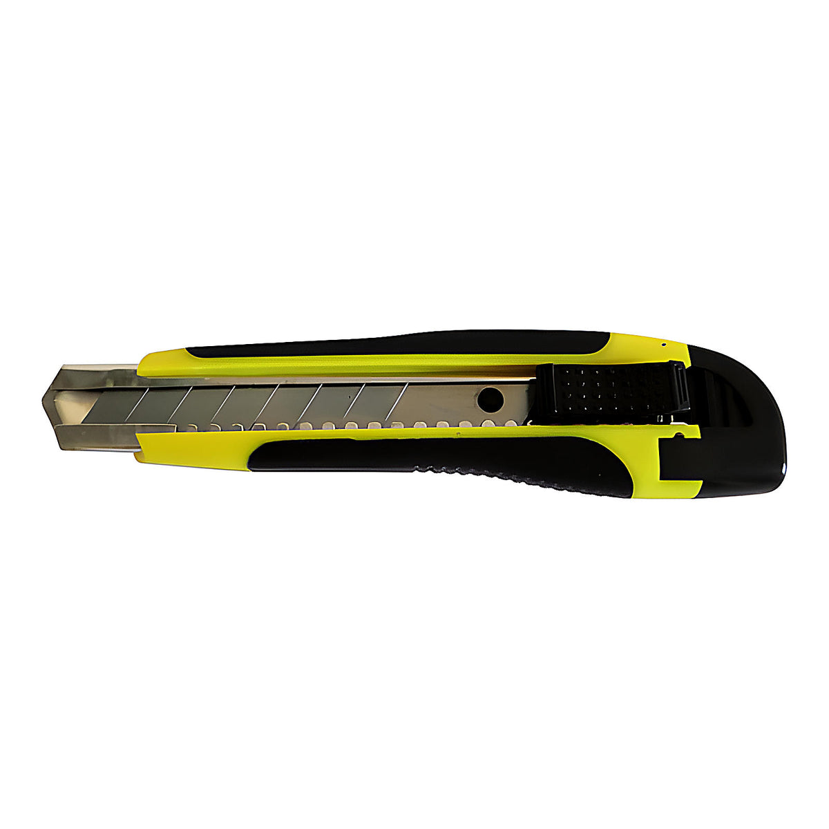 Cutter bimatière 18 mm avec 3 lames trapèze
