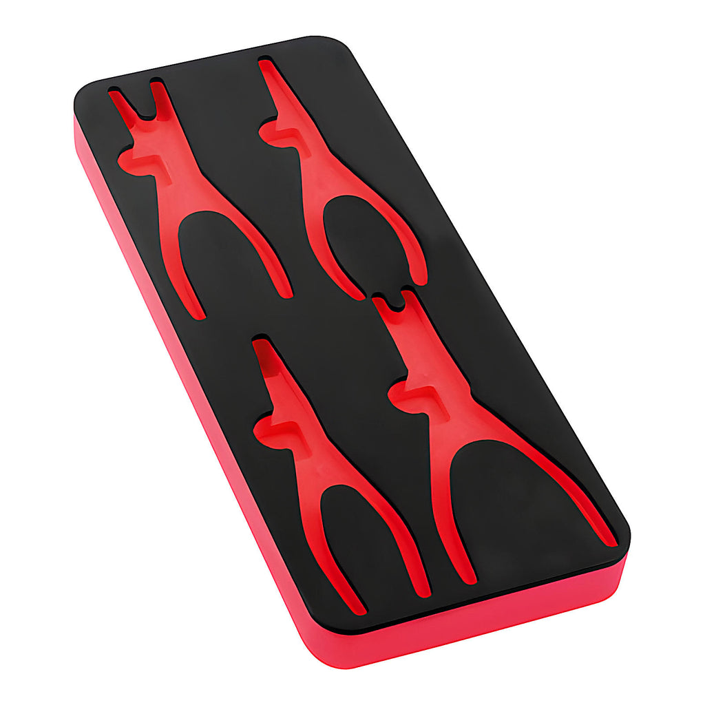 Module mousse vide pour 4 pinces circlips