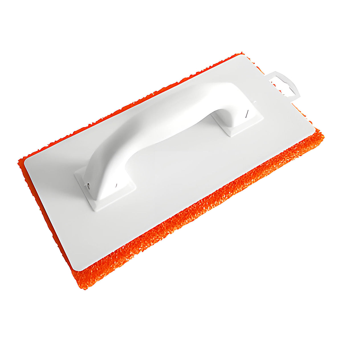 Frottoir monobloc spongieux orange pour plâtres allégés