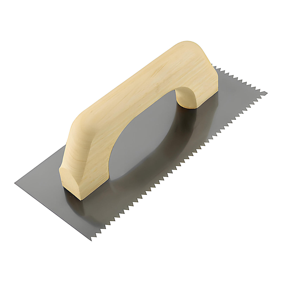 Platoir espagnol denté isocèle lame inox 2 côtés X5