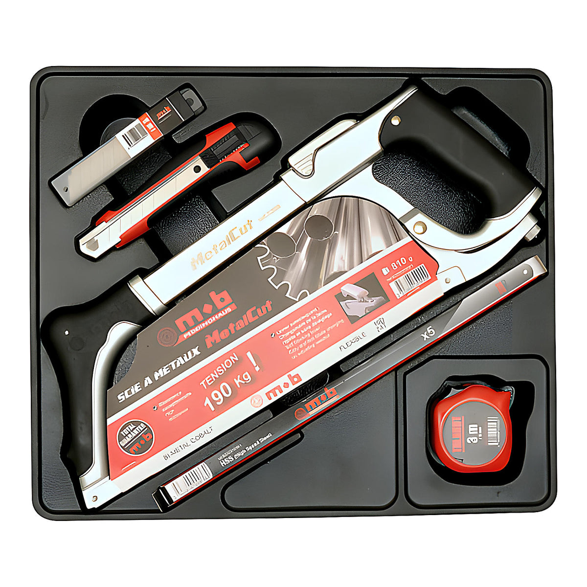 Module double 18 outils de coupe thermoformé
