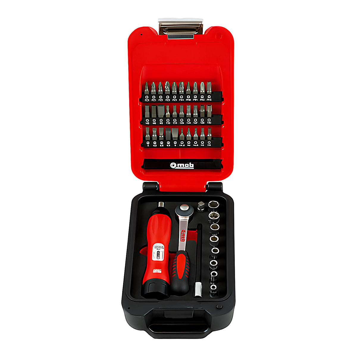 Box tournevis dynamométrique 1/4” 42 pièces 2-10 Nm