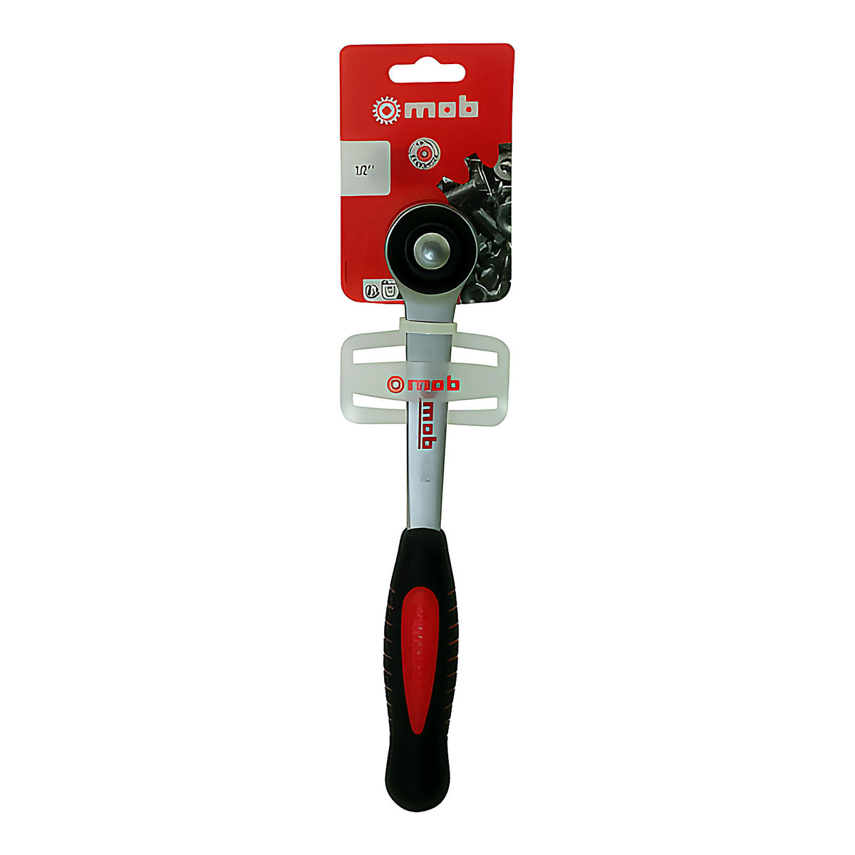 Cliquet rond 1/2” Premium 72 dents sur carte