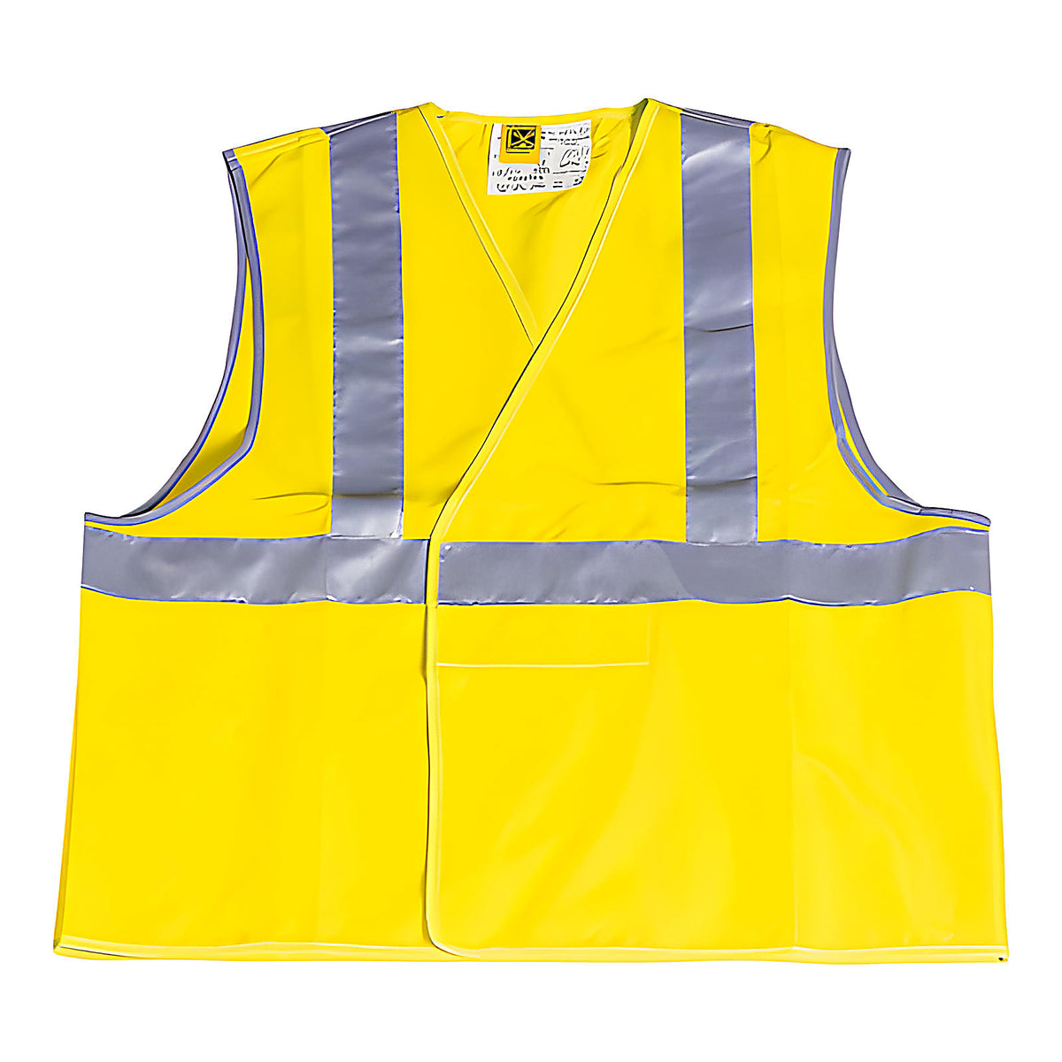 Gilet de sécurité fluo jaune rétroréfléchissant