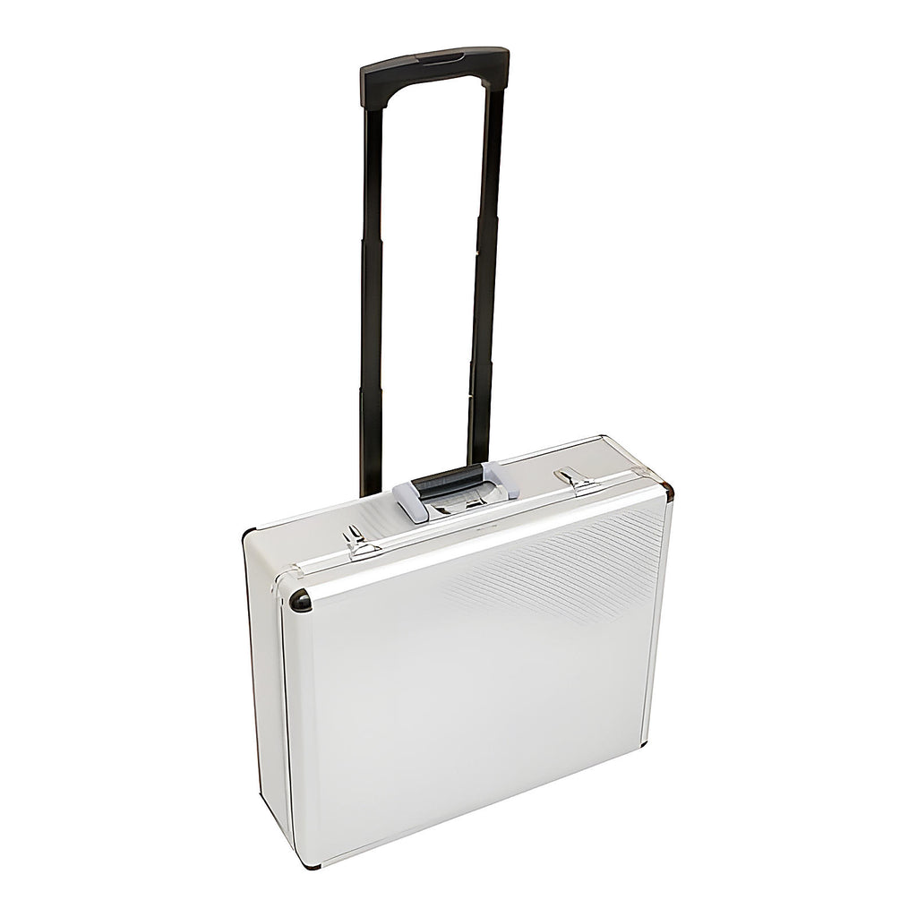 Valise trolley aluminium vide pour rangement