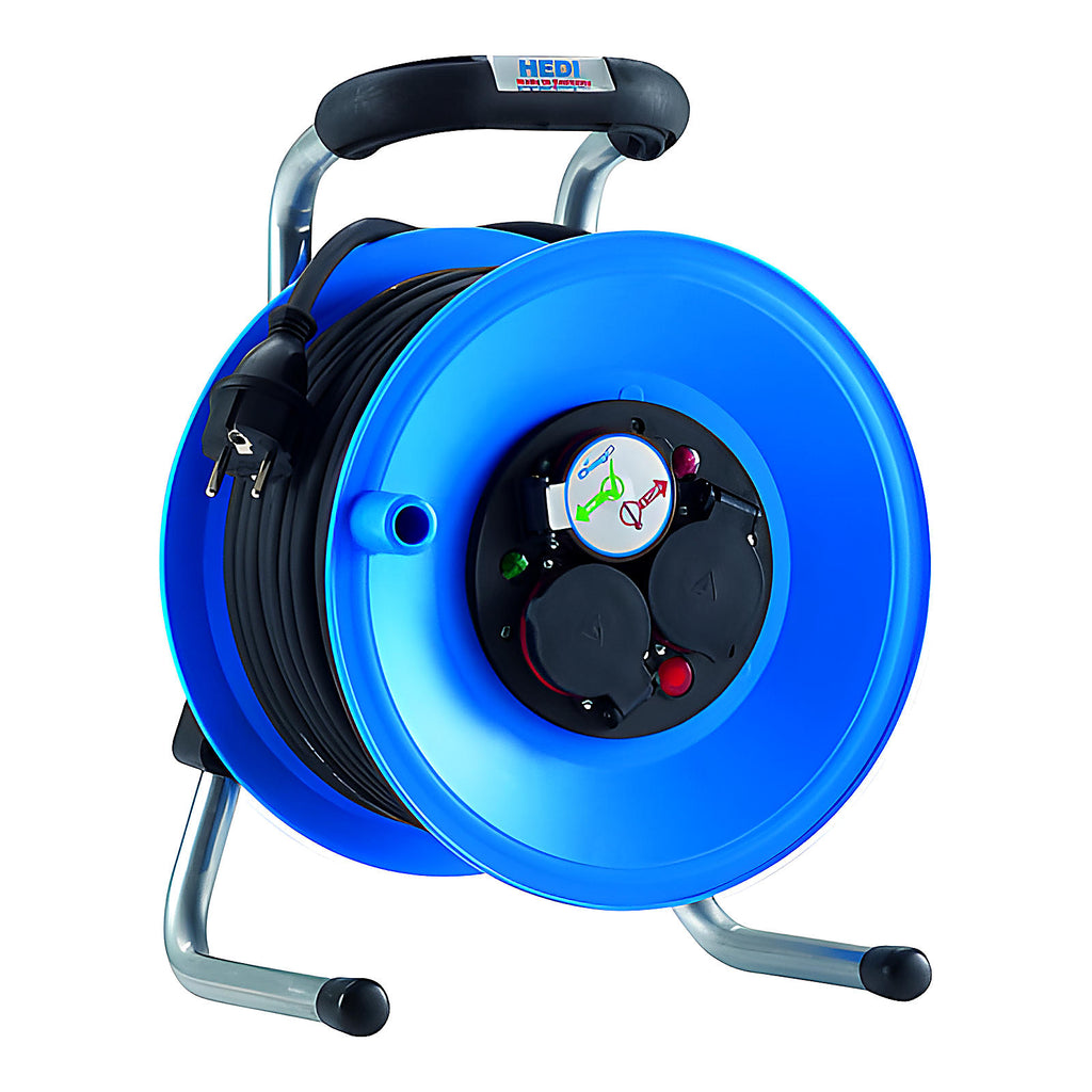 Enrouleur de câble 25 m 3 prises IP44 H07 RNF