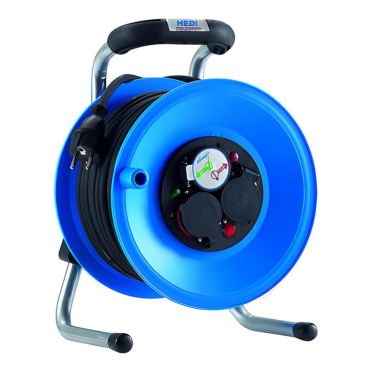 Enrouleur de câble 25 m 3 prises IP44 H07 RNF