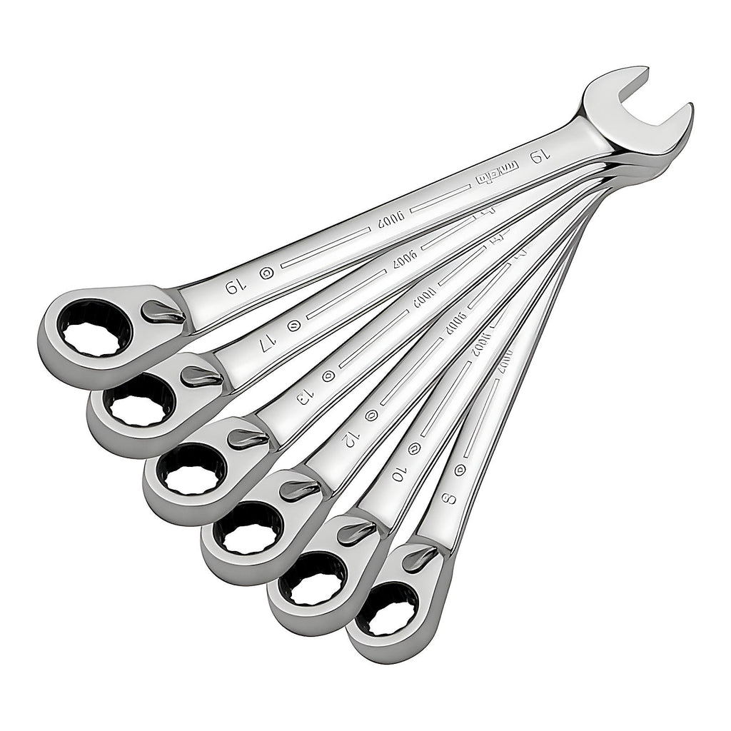 Jeu de clés mixtes à cliquet brochables