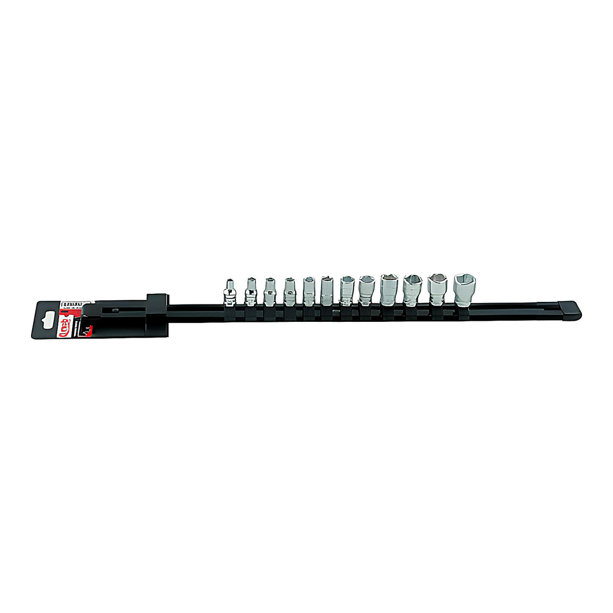 Rack douilles 1/4” 12 pièces