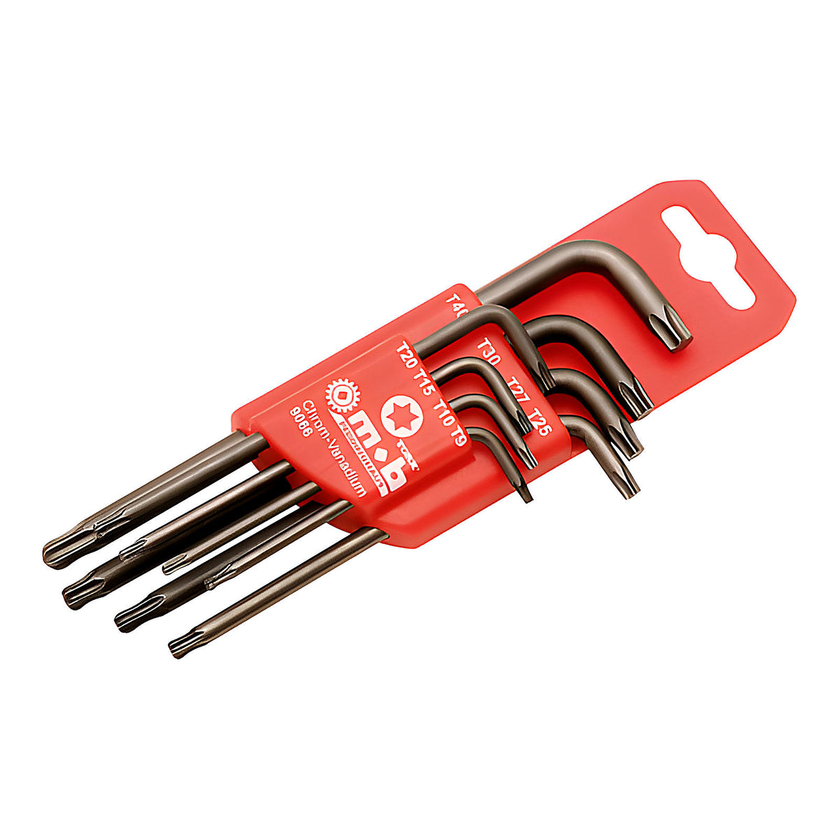 Étui 8 clés mâles Torx sphériques CRV