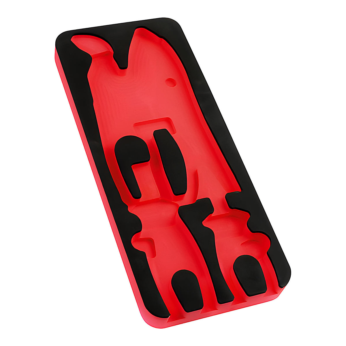 Module mousse vide pour 4 pinces