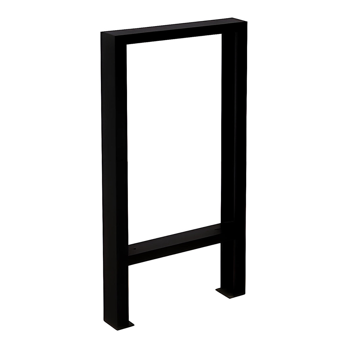 Pied pour établi métal peinture époxy noire