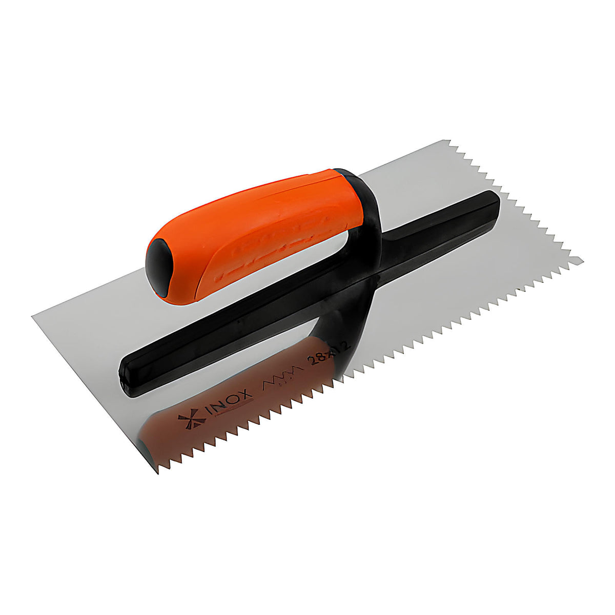 Platoir fibre de verre denté isocèle lame inox X3
