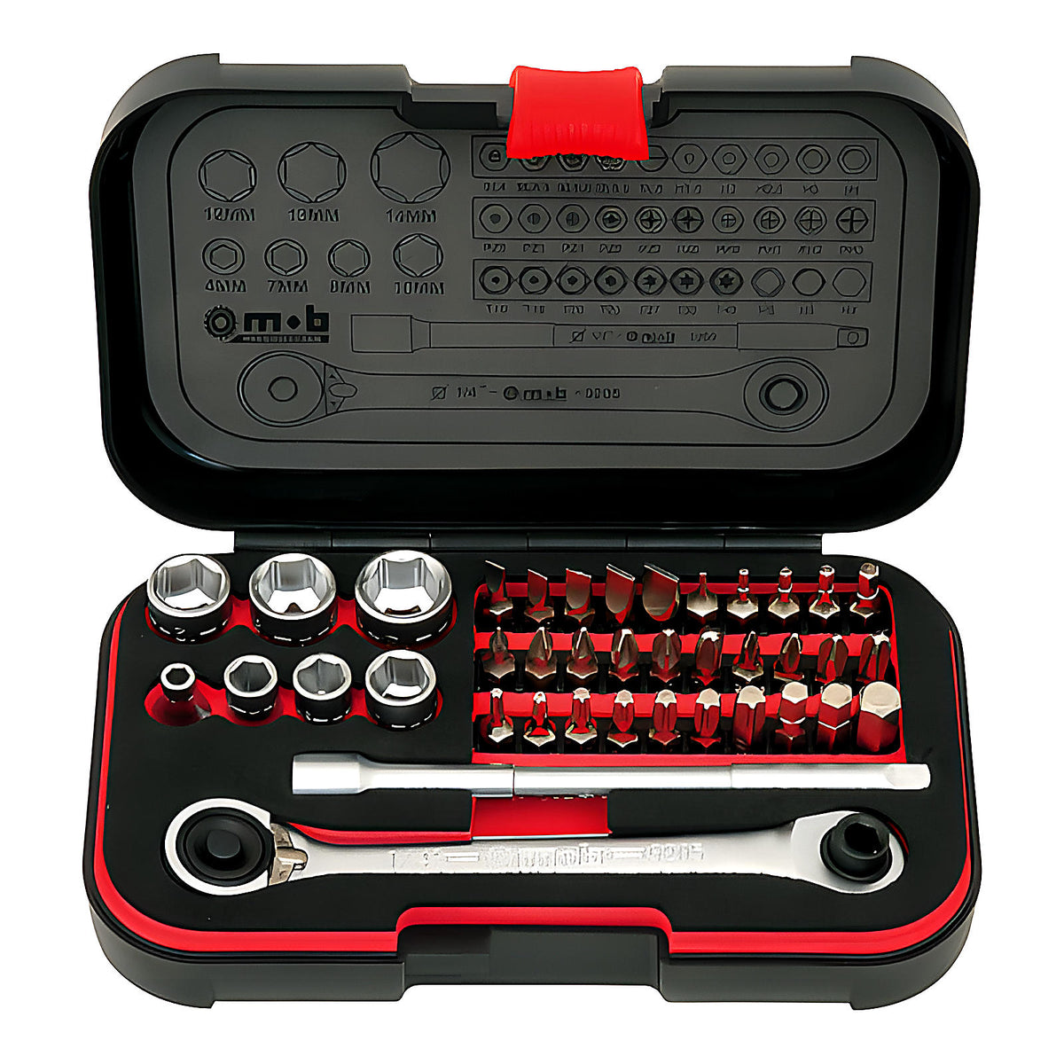 Coffret XS Box 39 pièces 1/4” cliquet 2 en 1