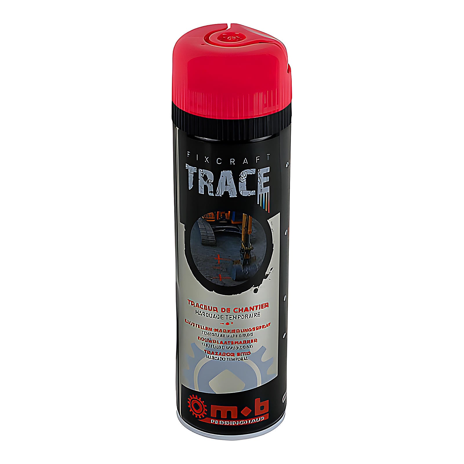 Traceur de chantier aérosol rouge X12