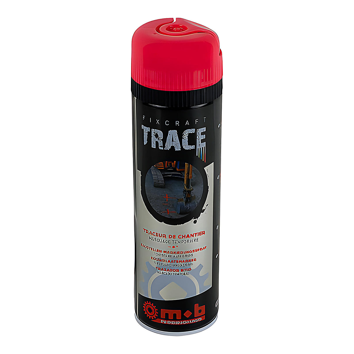 Traceur de chantier aérosol rouge X12