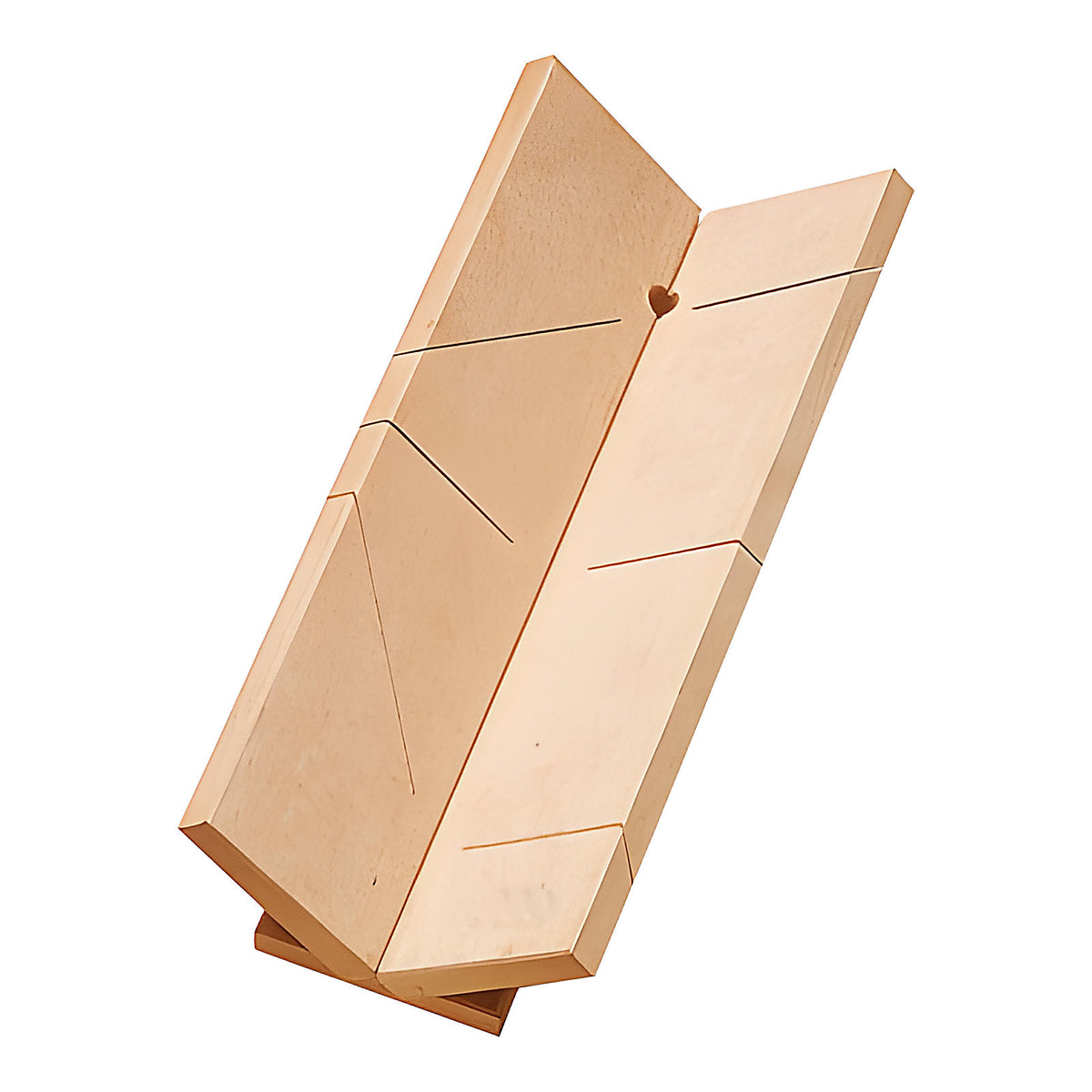 Boîte à coupe forme V petit modèle pour corniches 45°