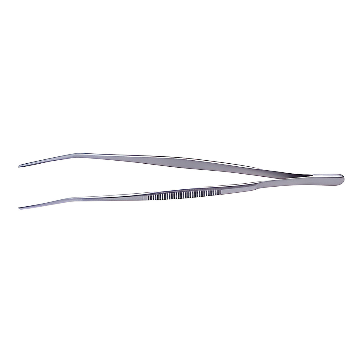 Brucelle pointue coudée inox pour précision micro