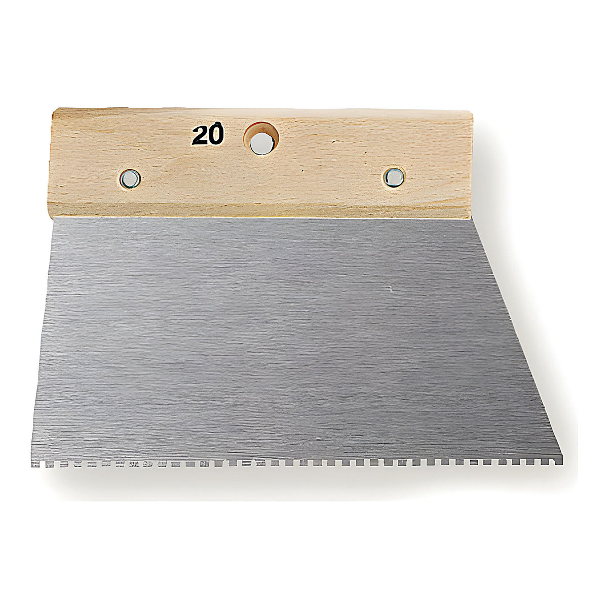 Spatule à colle manche bois 20 cm carreleur X5